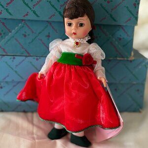 1995 ~ Clara’s Party Dress ~ Mme Alexander 8” Doll MIB